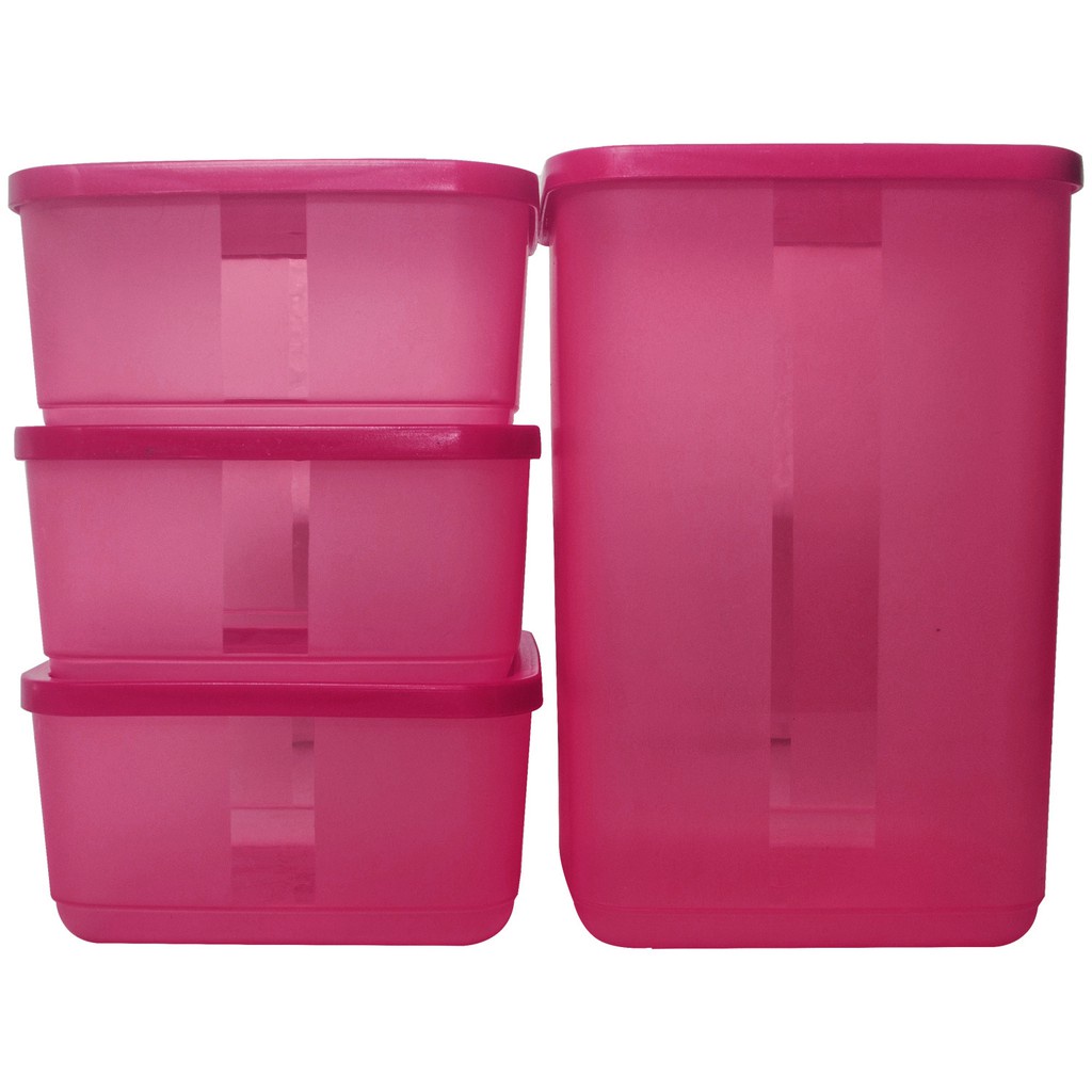 Charyatink - Toples Beranak 1 set Toples Set isi 4pcs TOPLES TUPPERWARE SEALWARE SEGI PAMELO Termurah