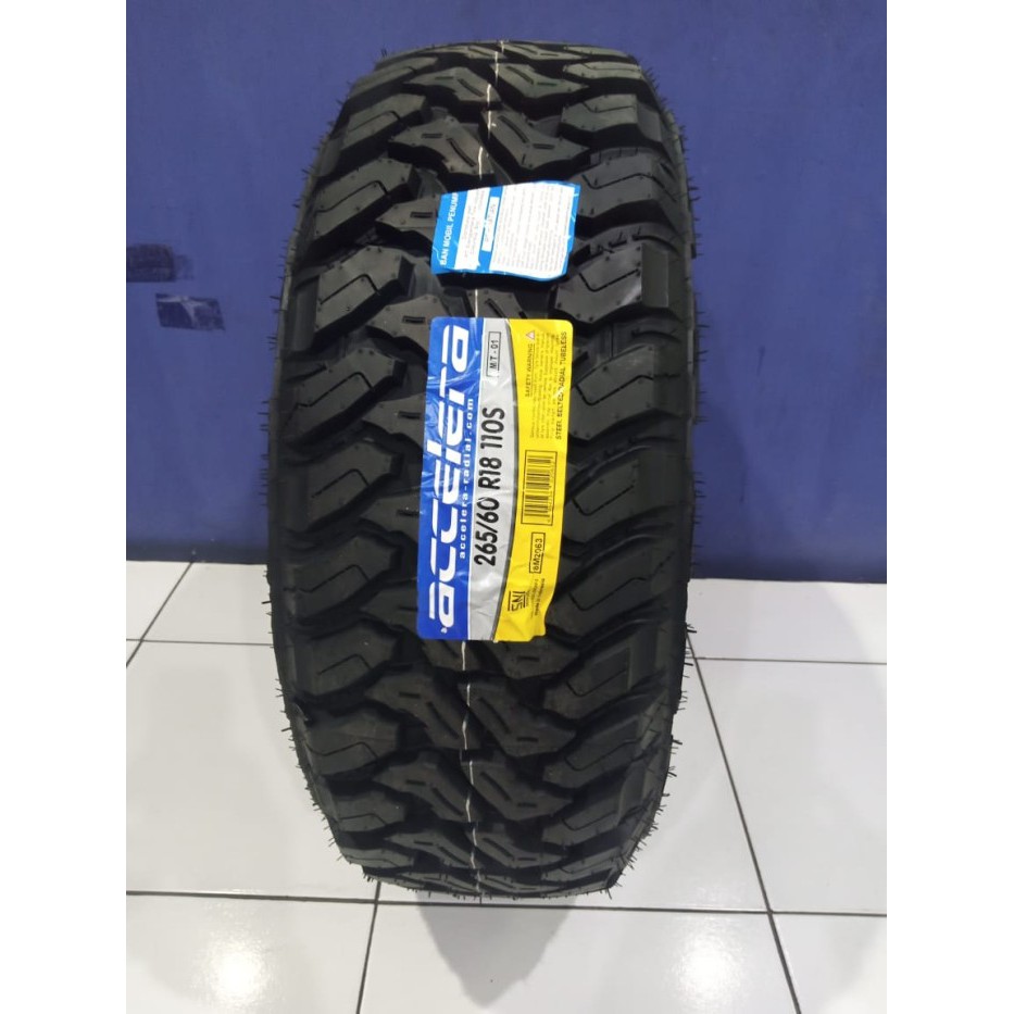 BAN MOBIL NAVARA TRITON PAJERO FORTUNER - 265 60 R18 ACCELERA MT