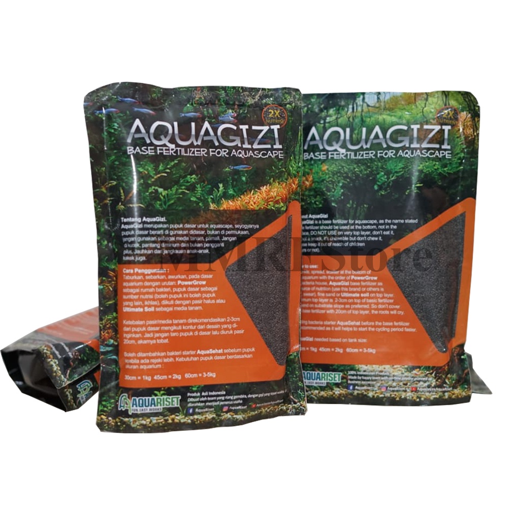 pupuk dasar aquascape aquagizi aqua gizi 1kg saputra_store13
