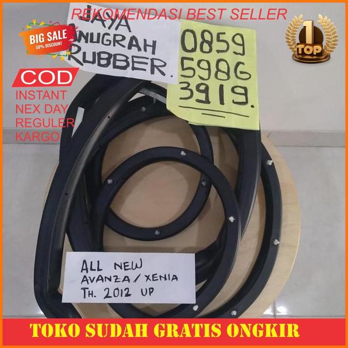 Sparepart Mobil Oem Karet Pintu Depan Veloz All New Avanza / Xenia (2012 Up) Per Pcs New Produk Reko