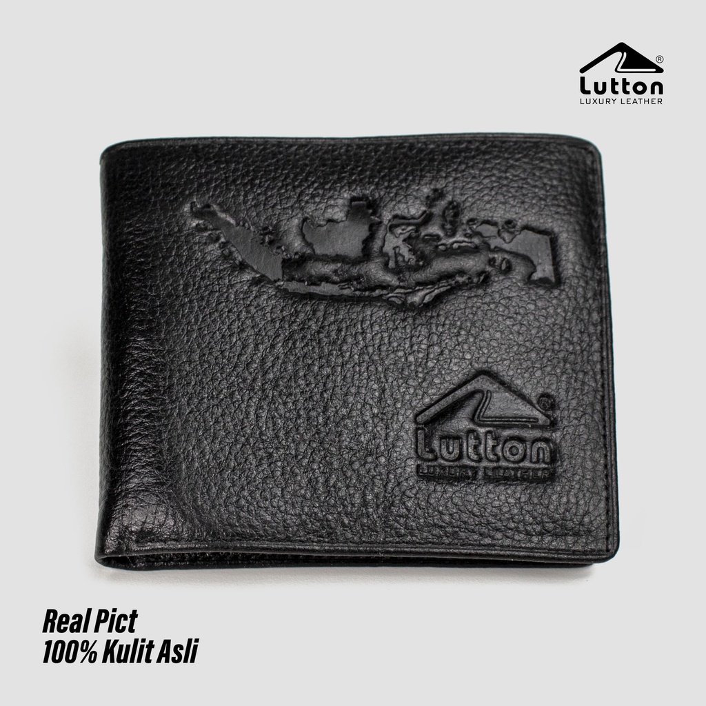 LUTTON - dompet kulit lipat 3 - DOMPET KULIT SAPI ASLI PULL UP &amp; KULIT BUAYA