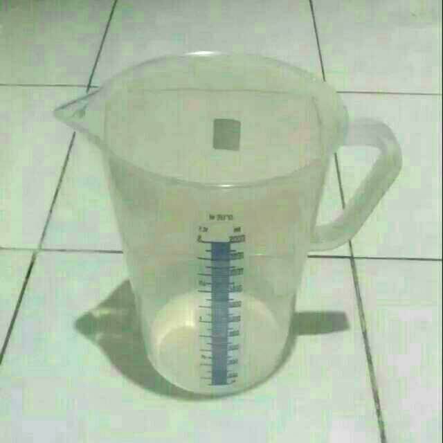 Gelas ukur 2 Liter plastik gelas takar 2 liter