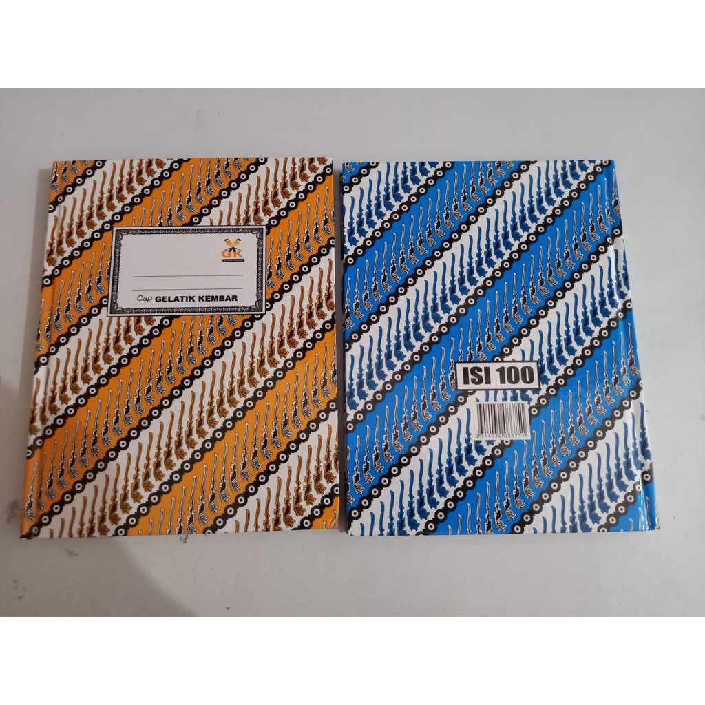 

BUKU TULIS BATIK UK. KWARTO CAP GELATIK KEMBAR ISI 100LBR