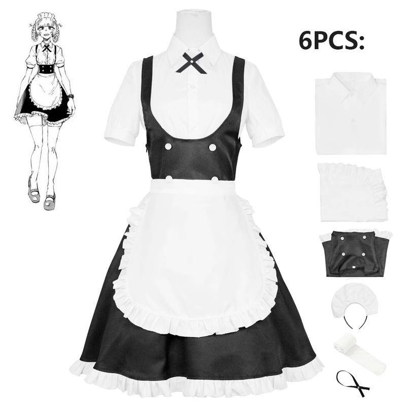 【Wetrose】Ready Stock Call of the Night Yofukashi No Uta Nanakusa Nazuna Costume Cosplay Set Kostume Anime Cos Maid Dress Set