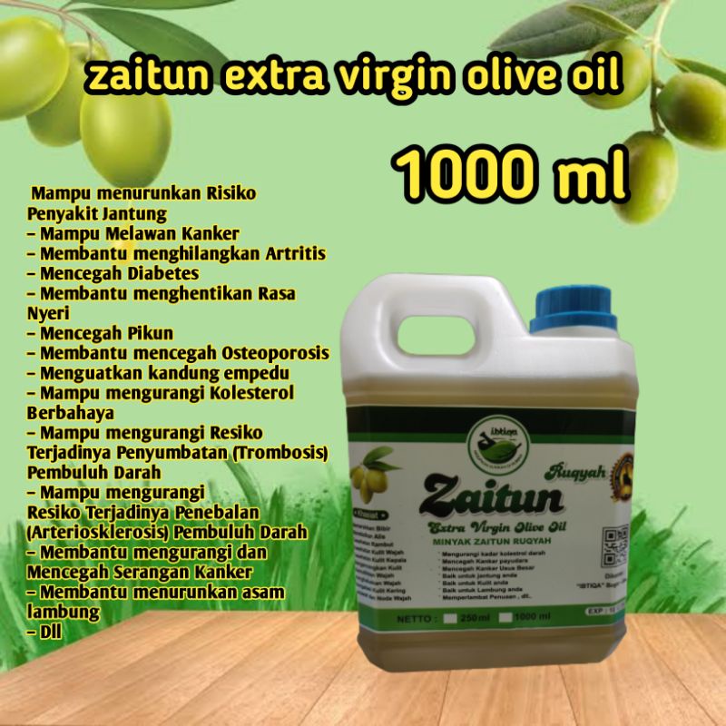 

minyak zaitun extra virgin olive oil 1000 ml minyak zaitun ruqiah bukan mizar minyak zaitin evoo