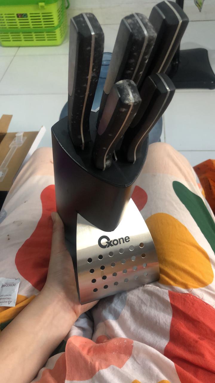 Oxone Ox-972 Pisau Dapur Knife Block Set