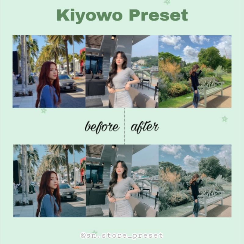 PRESET LIGHTROOM KOREAN KIYOWO For IOS &amp; Android