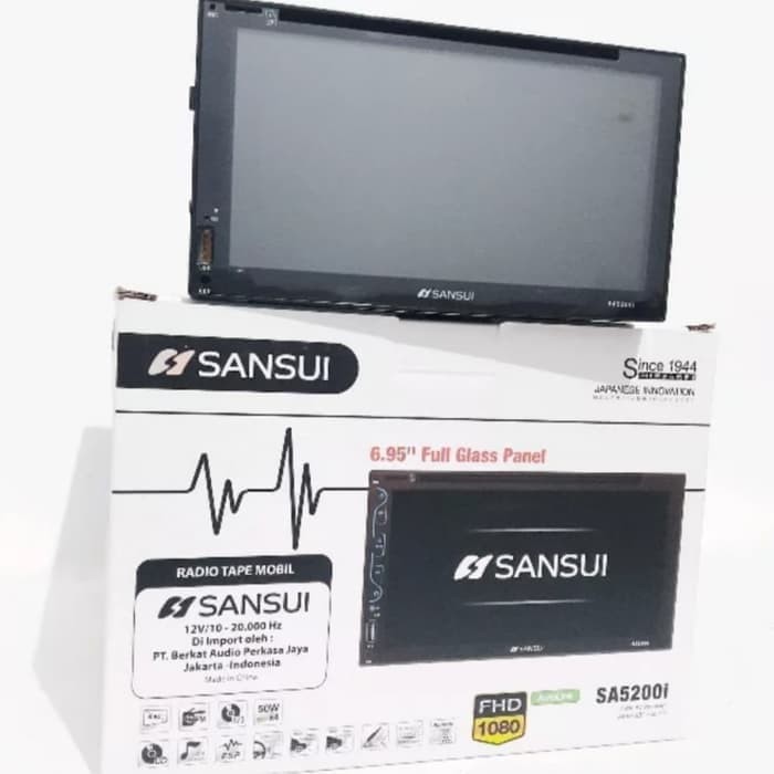 Double din head unit sansui sa-5202 i mobil grand livina