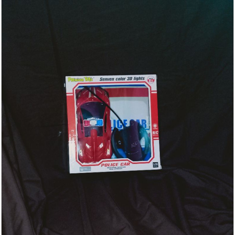 mainan mobil remot polisi
