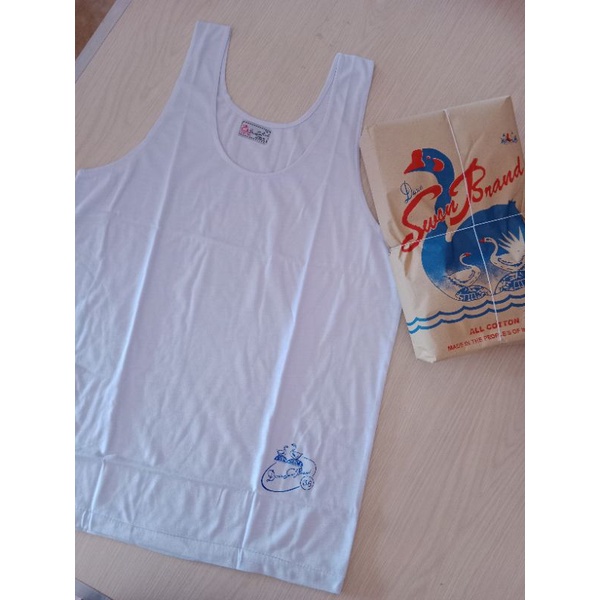 Kaos Singlet Swan Original Pria Kaos Dalam Laki-laki Dewasa Warna Putih Polos Murah