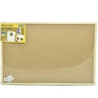 

Office & Stationery | Alat Tulis | Bi-Silque Cork Board Pin / Papan Mading Kayu Fibre 90X60 Cm Serbaguna | Best Seller