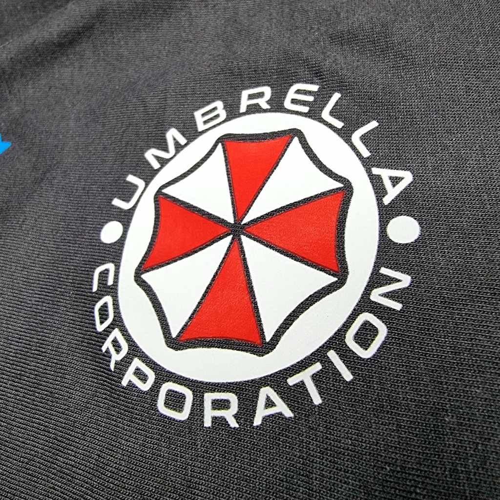 STIKER BAJU UMBRELLA CORP PATCH SABLON SATUAN DIY AKSESORIS FASHION KAOS PRIA