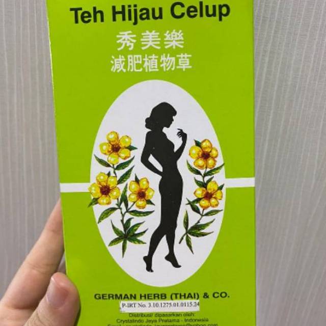 Sliming Herb Tea / Teh Hijau Celup / Herbal Tea / German Herb Thai Co 50 TeaBags