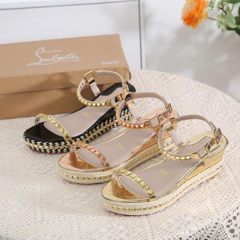 SEPATU WANITA WEDGES IMPORT 2019-8 / 2019-6 NEW