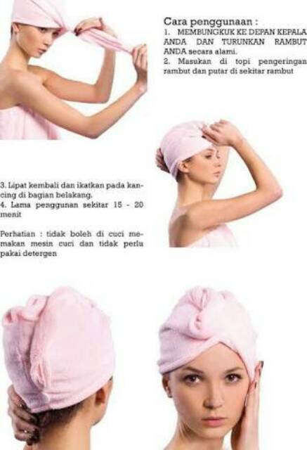 NEW MAGIC TOWEL MICROFIBER - HANDUK KERAMAS / HANDUK KEPALA