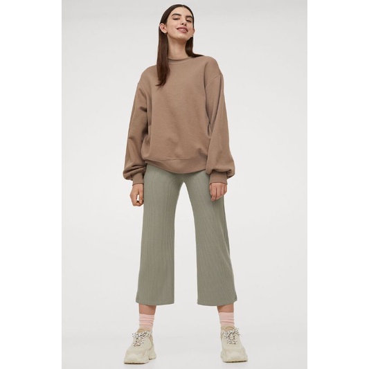 H*M RIB KNIT TROUSERS-ORIGINAL