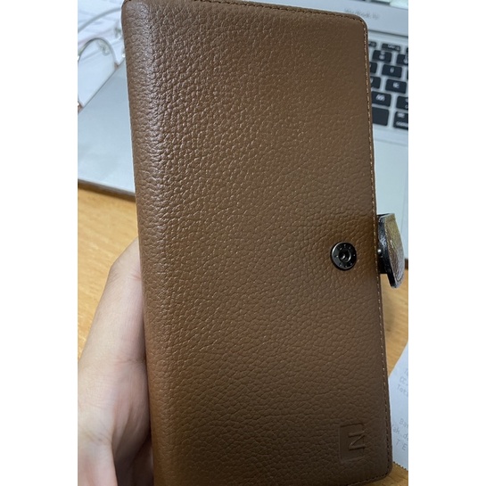 Dompet Wanita Kulit Coklat Tua Elizabeth Original