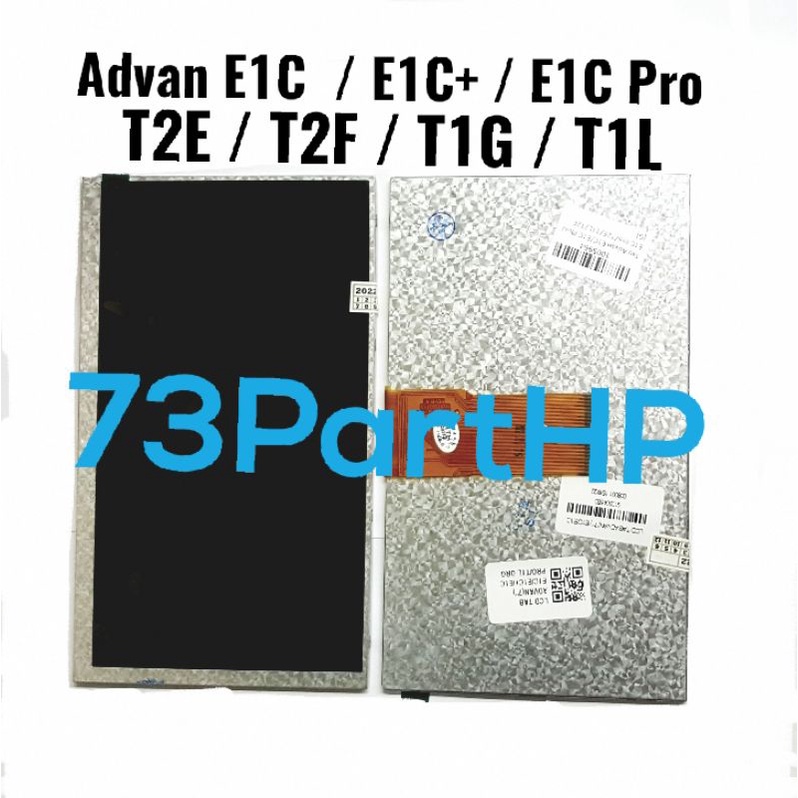Lcd Tablet tab Advan E1C - E1C+ - E2C pro T2E - T2F - T1G - T1L