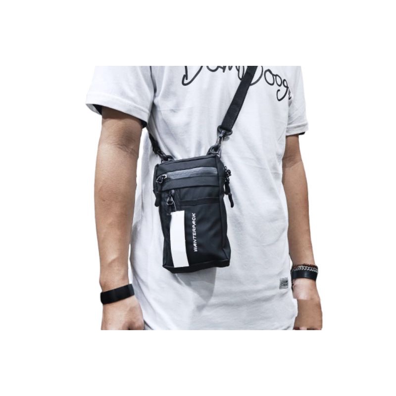 VIRAL Tas Slempang HP Waterproof Anti Air / Tas Slempang HP 7 inch / Tas Wallet / Dompet Hp / Tas selempang Kecil Pria Wanita / Sling phone / Dompet pria / hanging wallet