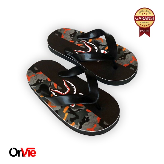 Sandal Anak Jepit New Kids &quot; Shark &quot; Sandal anak baby Motif HIU Promo New | Sandal army