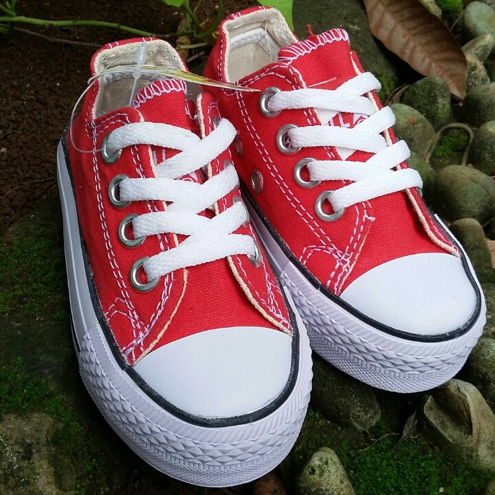 converse red/sepatu baby/sepatu child/sepatu merah chili/sepatu bocah