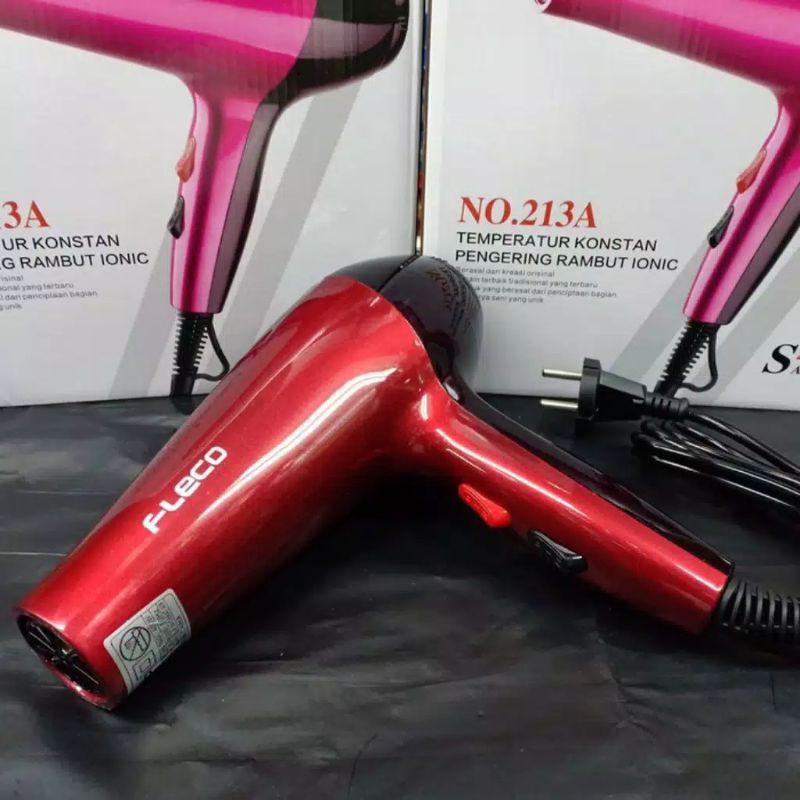 Fleco Hair Dryer, FLECO 213A 400W, Pengering Rambut, Hairdryer