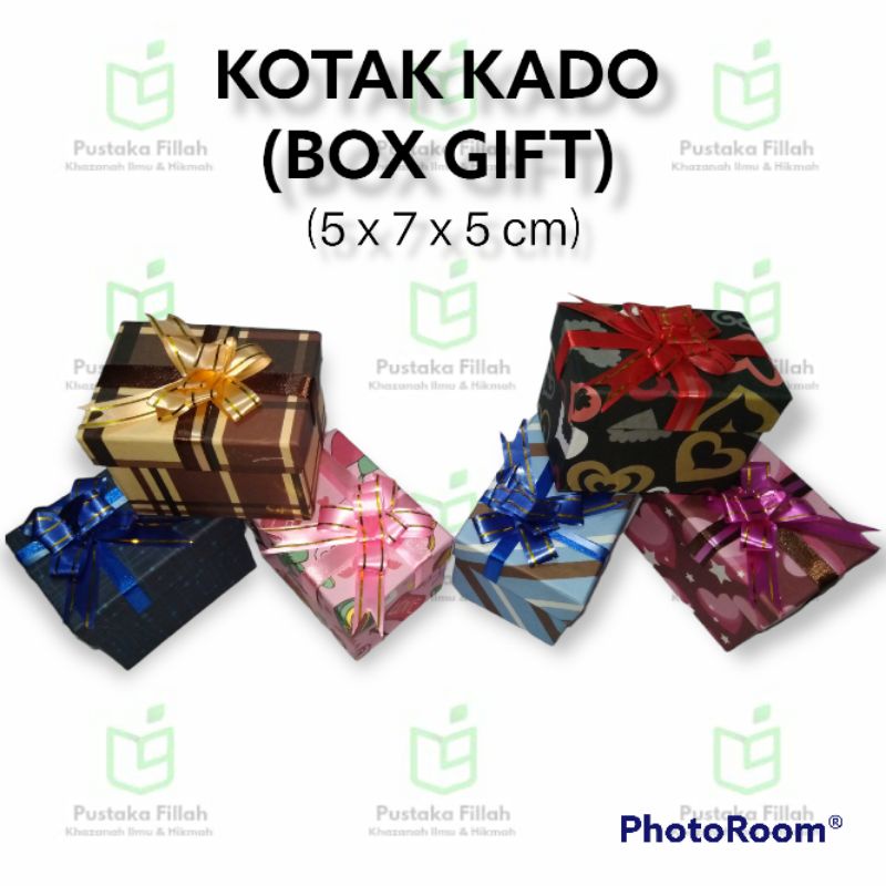 

KOTAK KADO (BOX GIFT) size 5 x 7 x 5 cm