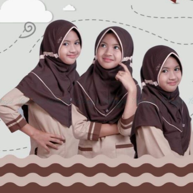 JILBAB/KERUDUNG SEKOLAH BERGO WARNA PUTIH BAHAN KAOS UNTUK ANAK SD SMP DAN SMA HIJAB INSTAN ANAK REMAJA DEWASA HIJAB KATUN KAOS