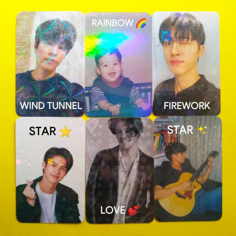 

[READY] LAMINASI HOLOGRAM A4 PHOTOCARD RAINBOW LOVE GLITTER STAR || COLD LAMINATION HOLOGRAPHIC A4