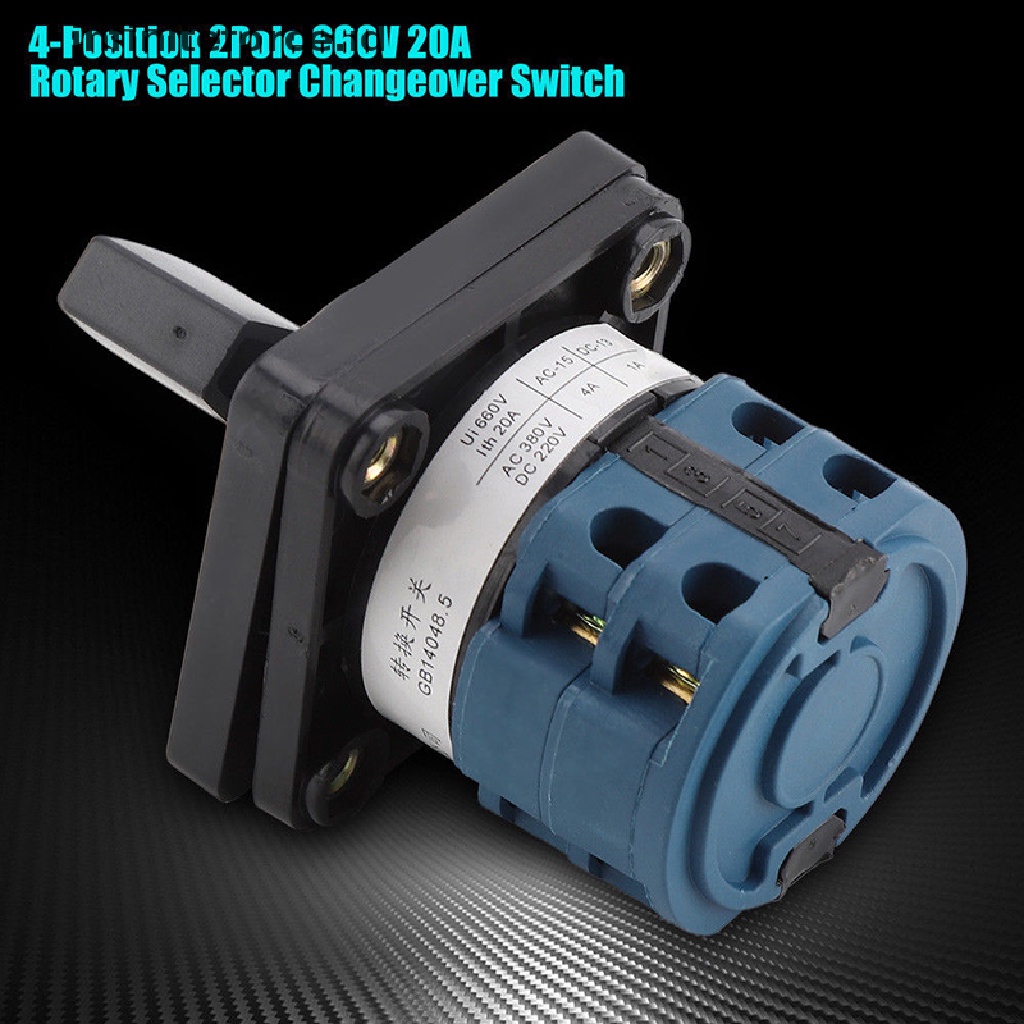 Infiniteforce.Id Switch Putar 4 Posisi 440v 20a 0-1 - 2-3 Lw26-20 / 2