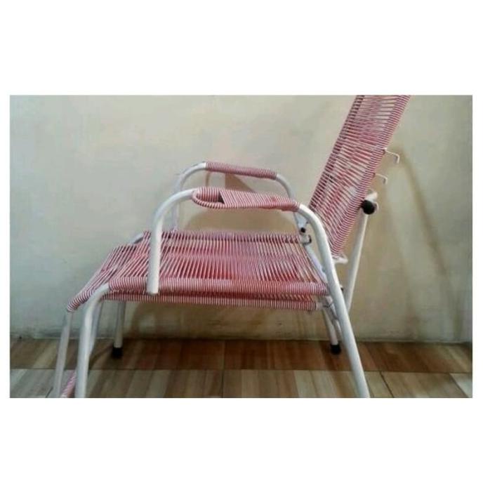 New Bangku Kursi Sandar Santau Tali Plastik Model Jadul Damitaseller