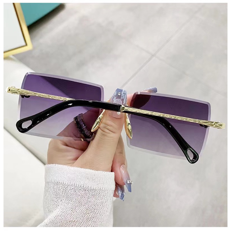 Rowling(ka-270)Sunglasses  Kacamata Hitam Kotak No frame Women Sunglasses Titanium New Arrival Import Kacamata Fashion