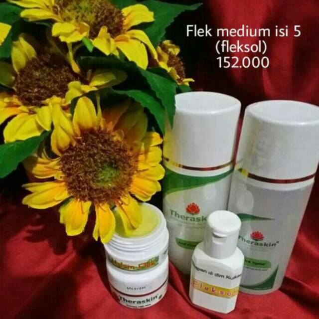 Paket Flek Medium Theraskin Isi 5 (Fleksol)