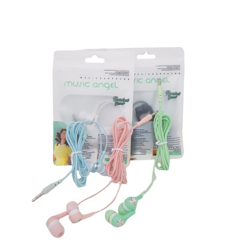 Headset / handsfree / earphone Musik Angel Macaron  super bass / earphone-headset [qtop]