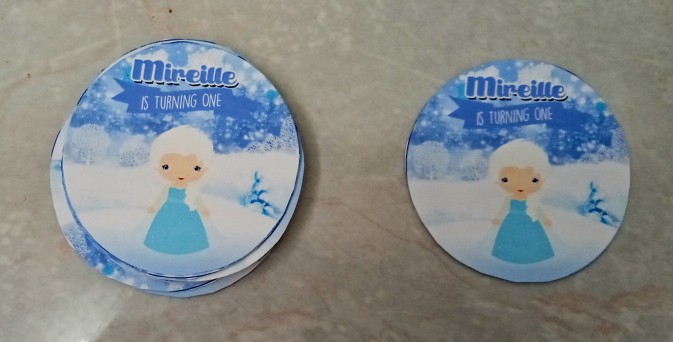 Printable Topper Cupcake Bulat