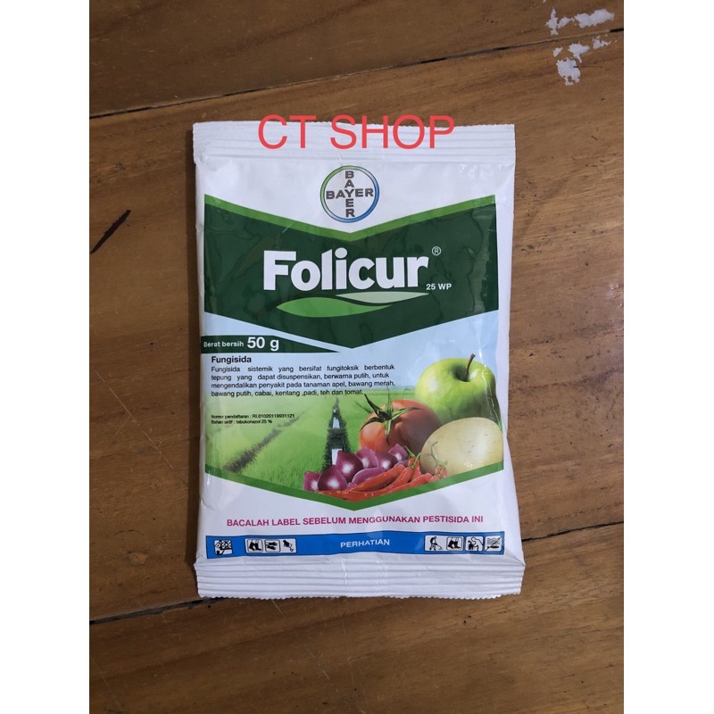 Fungisida Folicur 25 WP 50gram