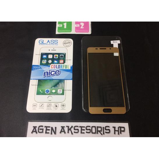 Tempered Glass Warna Samsung A510 A5 2016 5.2 inchi FULL Screen Guard