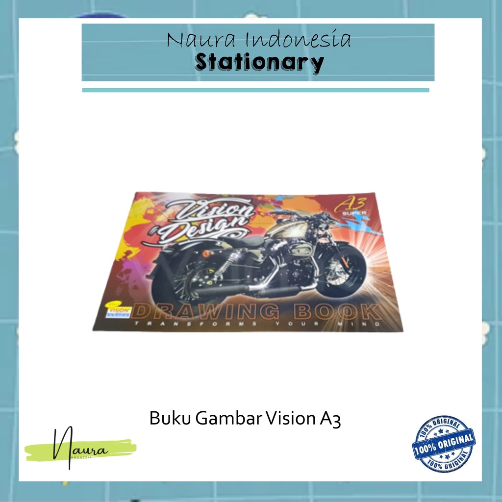 

BUKU GAMBAR VISION A3 | BUKU GAMBAR A3 | VISION A3