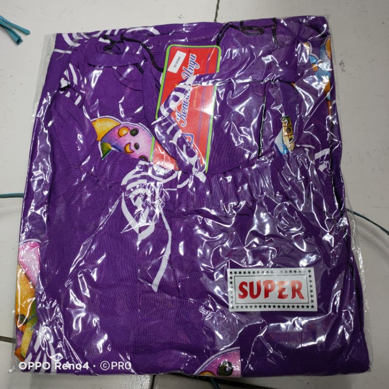 Daster motif boneka kencana ungu daster ibu muda kencanaungu dona-ungu