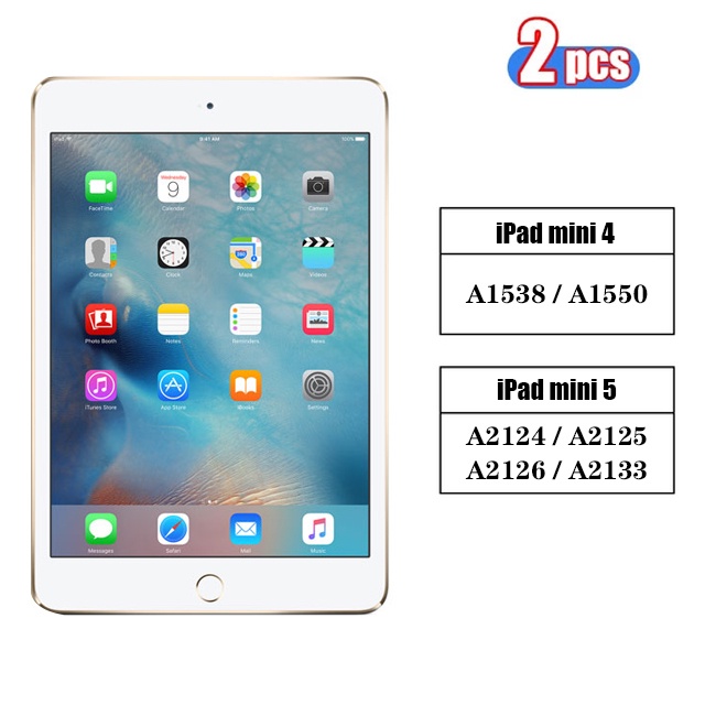 (2 Pak) Pelindung Layar Tempered Glass Untuk Apple iPad Mini 1 2 3 4 5 6 7.9 8.3 6th 5th 2th Generation