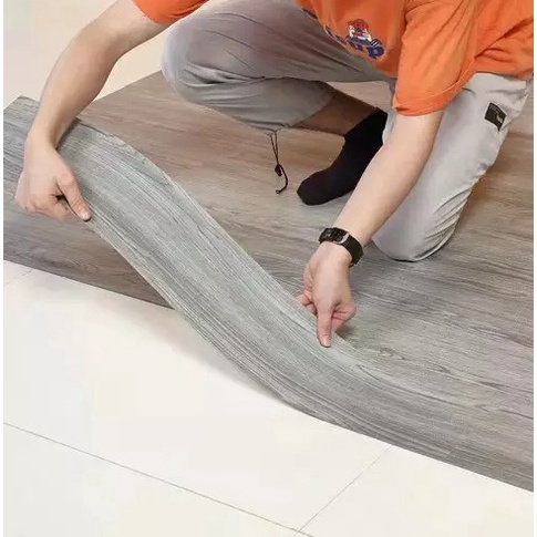 [READY SEMARANG BISA COD] STIKER LANTAI VINYL BAHAN STIKER SIAP TEMPEL ANTI AIR, ANTI GORES, ANTI AP