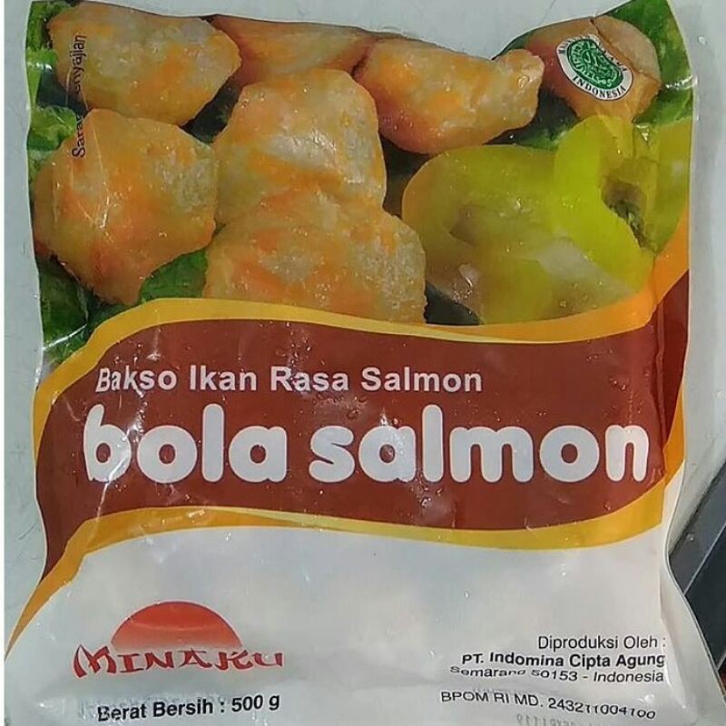 

Minaku Bola Salmon 500gr - Bakso Fish Ikan