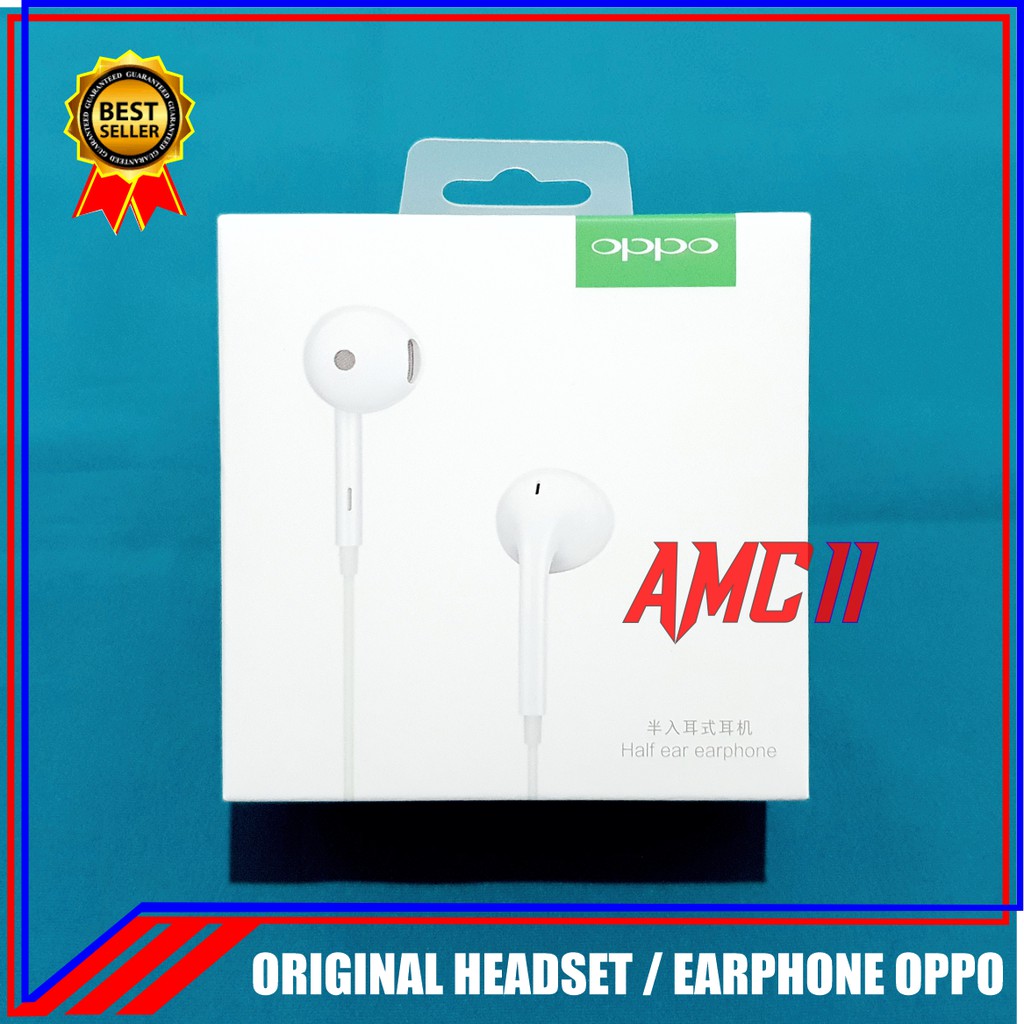 Headset Earphone Oppo A5 2020 Oppo A9 2020 ORIGINAL 100%