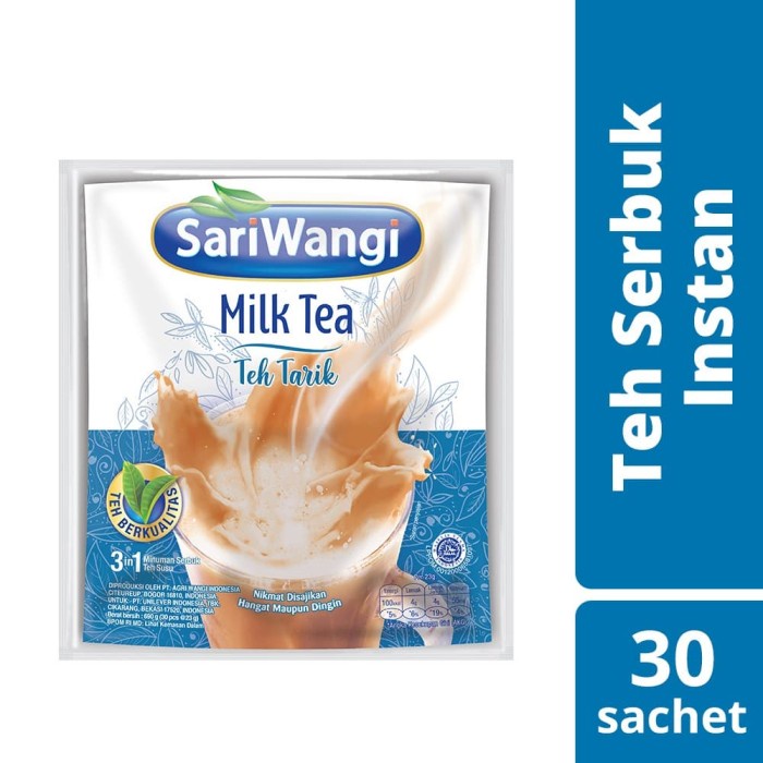 Jual Kemasan Teh Sariwangi Milk Tea Teh Tarik Instan Isi Pcs Teh