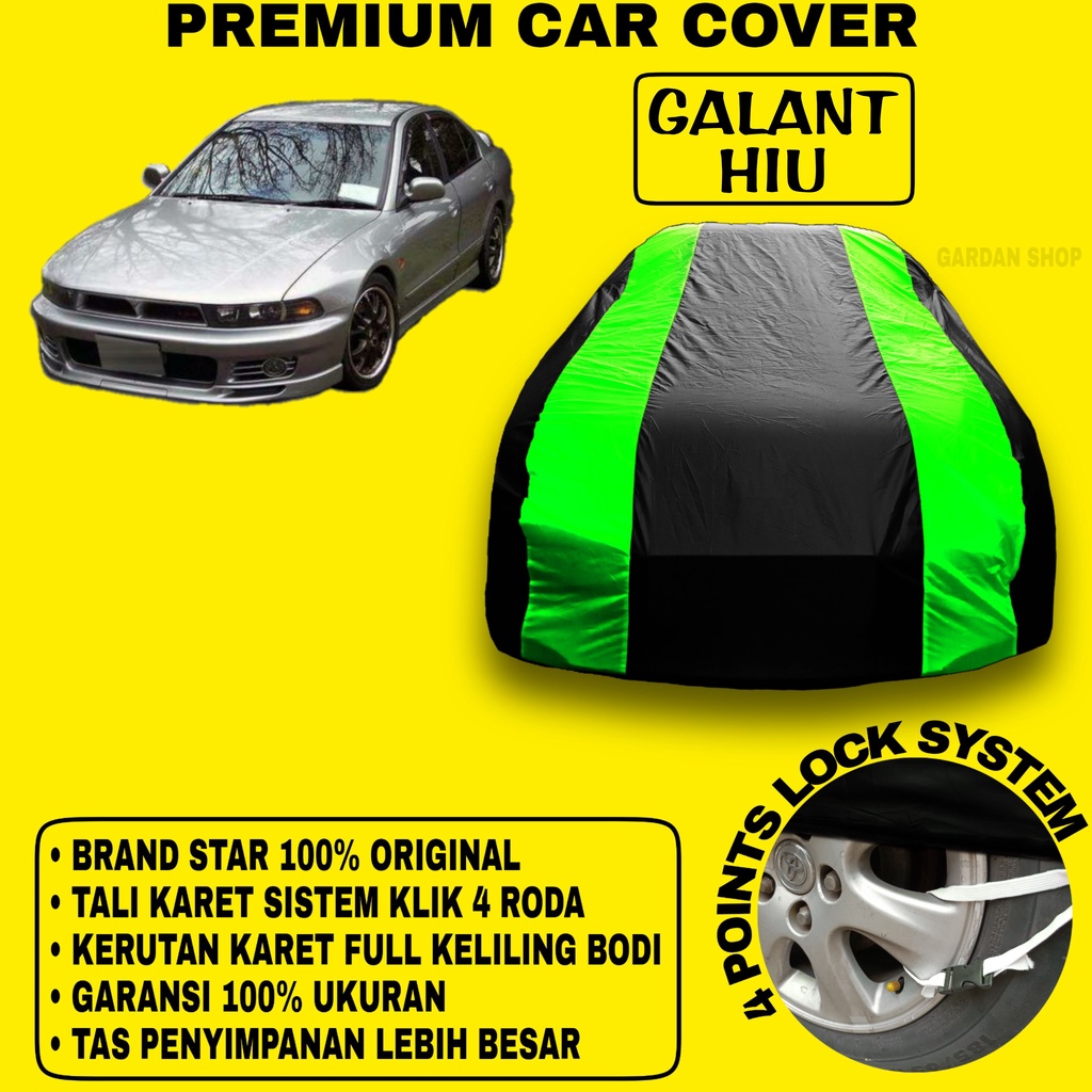 Body Cover GALANT HIU Sarung Strip HIJAU Penutup Pelindung Bodi Mobil Galant Hiu PREMIUM