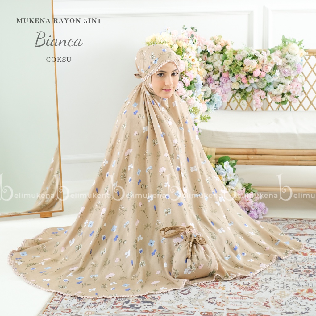 Mukena Dewasa Rayon 3in1 Bianca