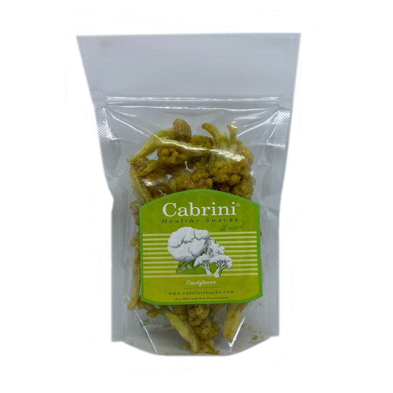 

Cabrini Healthy Snacks Cauliflower Keripik Kembang Kol 60gr