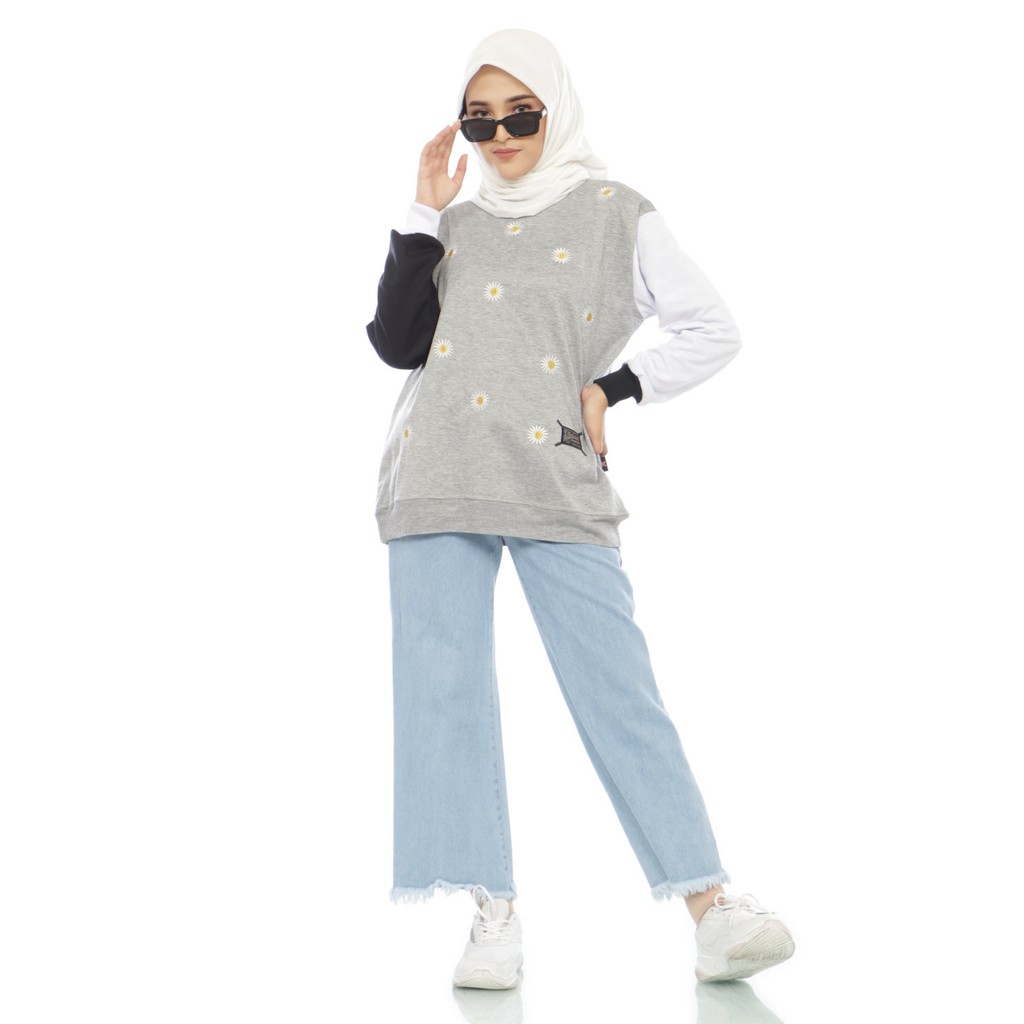 X Urband Sweater Wanita Yahnaz Crewneck 112