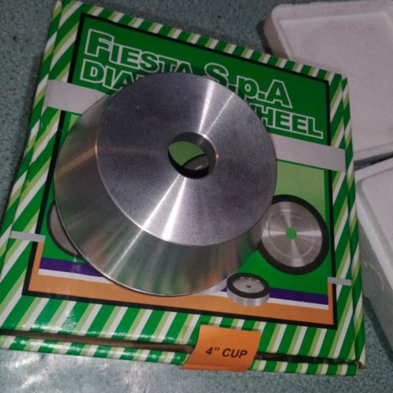 Fiesta Diamond Wheel Cup 4 inch Batu gerinda mangkok asah Diamond cup D76×C100%