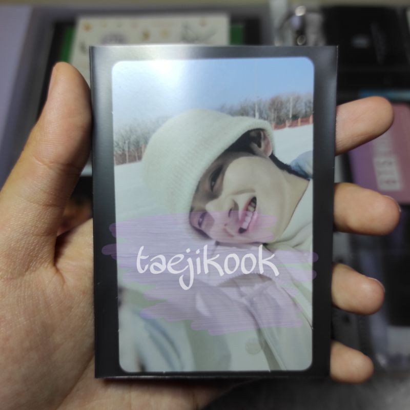 PHOTOCARD PC TAEHYUNG WINTER PACKAGE BTS 2021 V TAE TETE